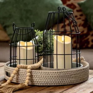 Rustic armhouse Lantern Decor