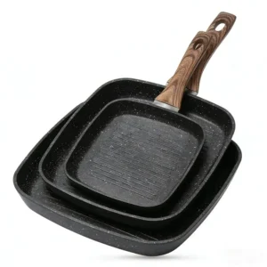 3 Pieces Nonstick Grill Pan Set