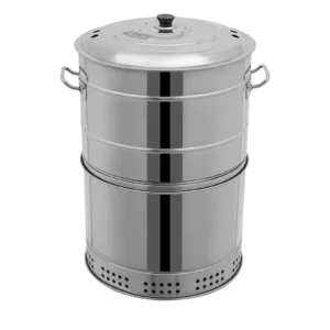 Stainless Barbecue Grill Barrel